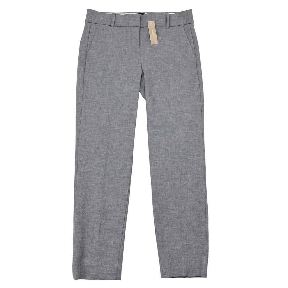 J Crew Pants Womens Size 6 Gray Cameron Slim Cropped Career Office Work NEW